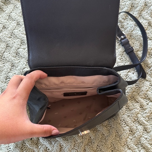 Black Leather Backpack - Picture 2 of 3